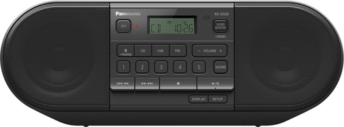 Panasonic Deutsch.CE CD-Radio BT,Batterie/Netz RXD550EK sw