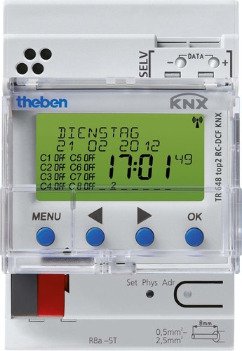 Theben Digitale Zeitschaltuhr TR 648top2 RC DCFKNX