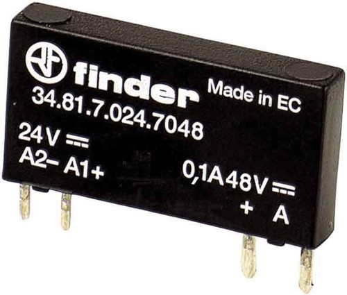 Finder SSR-Relais 24VDC 16..30V 7mA 34.81.7.024.7048