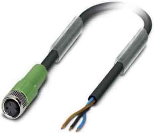 Phoenix Contact Sensor-Kabel, Buchse M8 gerade,3p.,5m SAC3P-5,0-PUR/M8FS