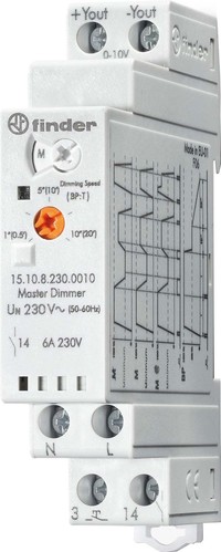 Finder Dimmer elektronisch 230VAC, Master 15.10.8.230.0010