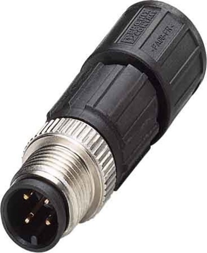 Phoenix Contact Sensor-Aktor-Stecker 4p.,M12-Stecker,ger. SACCM12MS-4QO-0,34-M