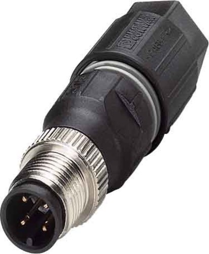 Phoenix Contact Sensor-Aktor-Stecker 4p.,M12-Stecker,ger. SACCM12MS-4QO-0,75-M