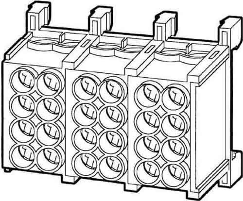 HKL Hauptleitungsabzweigklemme 2x25qmm,50,5x81,4pol HLAC25-42