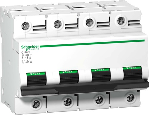 Schneider Electric Leitungsschutzschalter C120N, 4P, 125A A9N18355