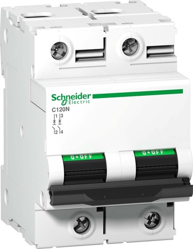 Schneider Electric Leitungsschutzschalter C120N, 2P, 125A A9N18385