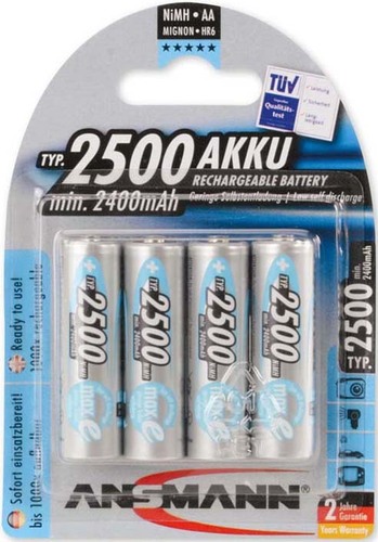 Ansmann Akku Mignon maxE NiMH AA 2500mAh maxE 5035442 (VE4)