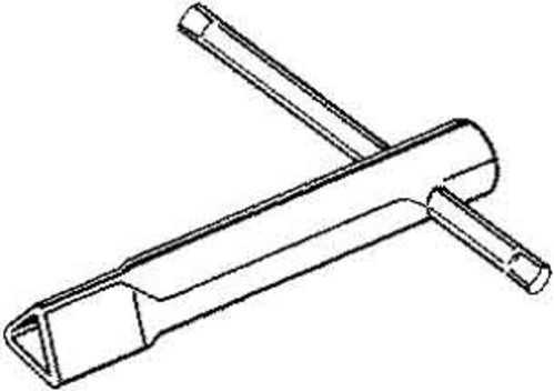 Stahl Dreikantschlüssel 8198/1-M4