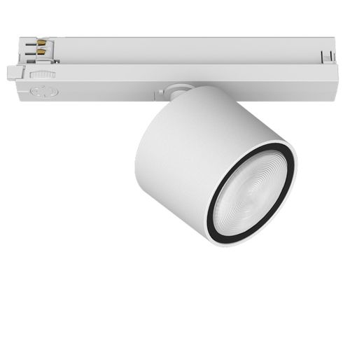 LTS Licht&Leuchten LED-Stromschienenstrahler 930, silber ORYO-T 201.930.L06si