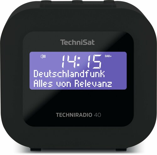 TechniSat DAB+/UKW-Radiowecker USB-Charging TECHNIRADIO40 sw