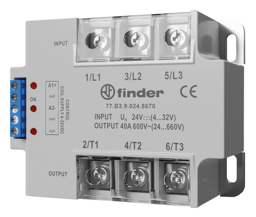 Finder Elektronisches Lastrelais 40A, 24-280V AC 77.B1.8.230.8250