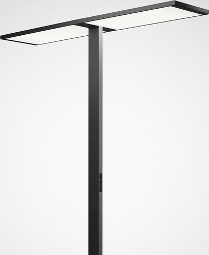 Trilux LED-Stehleuchte 830, DALI, schwarz Luceos S-T #7700151