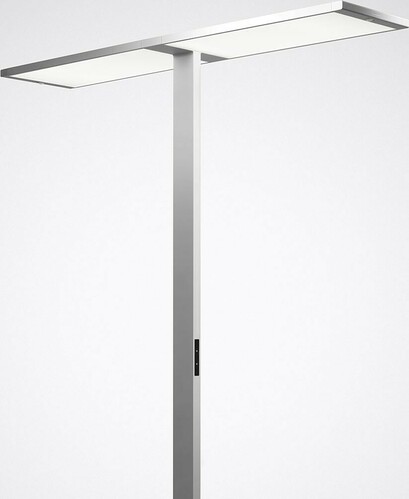 Trilux LED-Stehleuchte 830, silber Luceos S-T #7700658