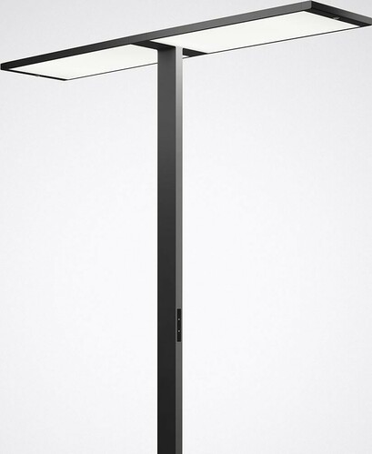 Trilux LED-Stehleuchte 830, schwarz Luceos S-T #7700758