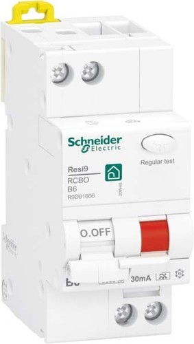 Schneider Electric FI/LS-Schalter 1P+N, 6A, B-Char. R9D01606