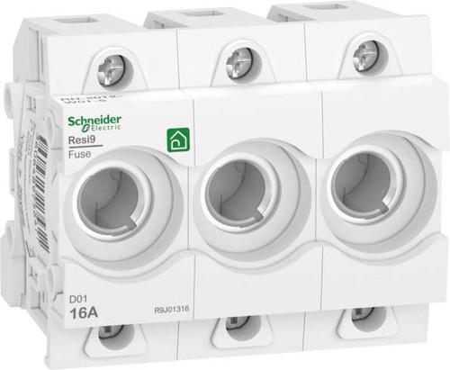 Schneider Electric Neozed Sicherungssockel 3P, 16A, 400V R9J01316