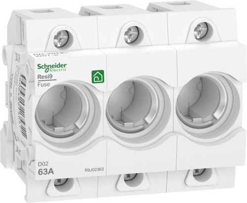 Schneider Electric Neozed Sicherungssockel 3P, 63A, 400V R9J02363