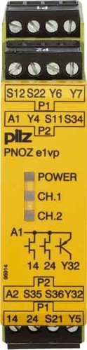 Pilz Not-Aus-Schaltgerät 10/24VDC 1so 1so t PNOZ e1vp #774131