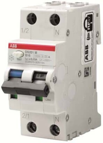 ABB Stotz S&J FI/LS-Schalter 10kA, 1p+N DS201MA-C20/0,03AP-R