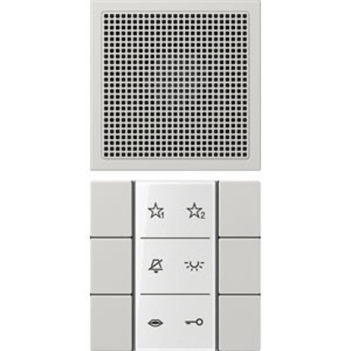 Jung Audio-Innenstation m.Beschriftungsfeld SI AI LS 6 LG