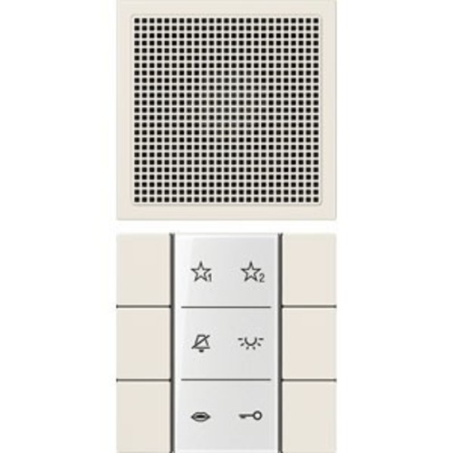 Jung Audio-Innenstation m.Beschriftungsfeld SI AI LS 6 W