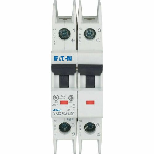 Eaton Leitungsschutzschalter 2p. 25A Charakt.: C, DC FAZ-C25/2-NA-DC