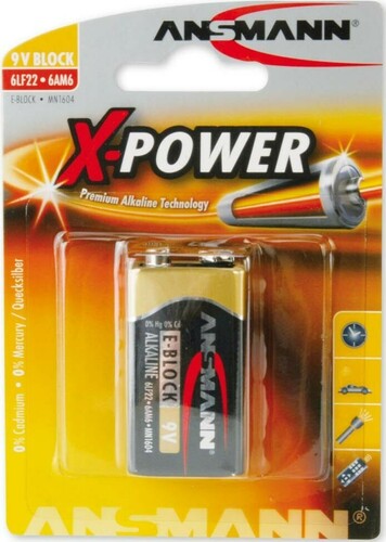 Ansmann Batterie 9V Block X-Power 5015643 Bli