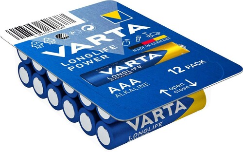 Varta Cons.Varta Batterie Longl.Power AAA Micro, R3, Al-Mn 4903 Bli.12