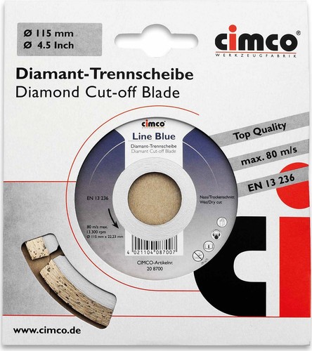 Cimco Werkzeuge Diamanttrennscheibe D=125mm 208702