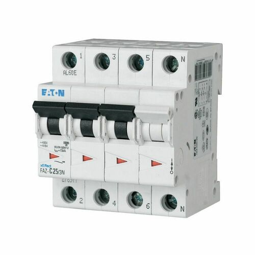 Eaton Leitungsschutzschalter 3p. 2,5A Charakt.: C FAZ-C2,5/3N#278964