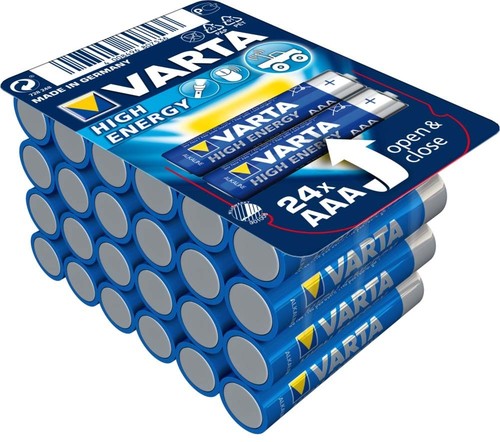 Varta Cons.Varta Batterie Longl.Power AAA Micro, R3, Al-Mn 4903 Box.24