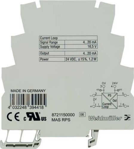 Weidmüller Messumformer MAS RPS