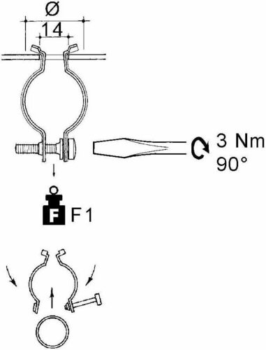 Niedax EKLIPS-Rohrbf. YHR-4751