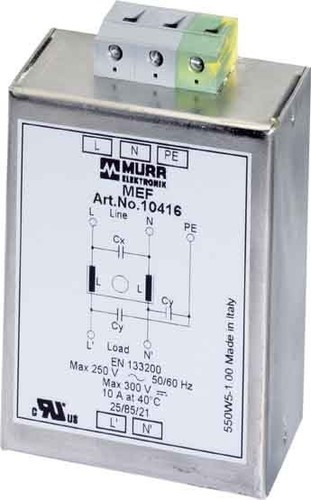 Murrelektronik Netzentstörfilter 10A,0-250V zweist. 10472