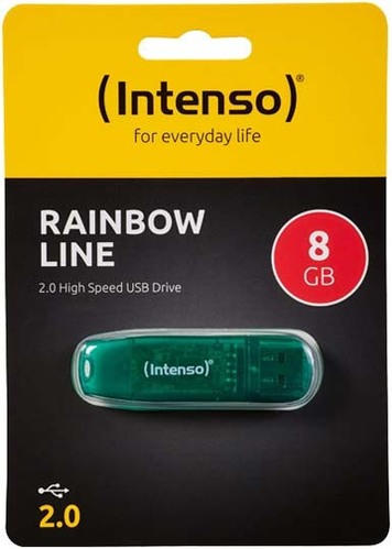 Intenso USB 2.0 Stick 8GB RainbowLine INTENSO 3502460