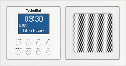 TechniSat DAB+ Digitalradio UKW,BT DIGITRADIOUP1 weiß