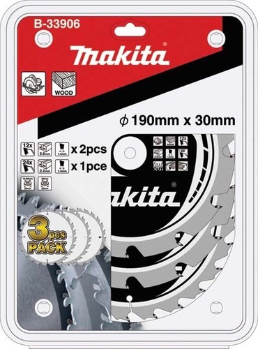 Makita Sägeblatt-Set 190x30x12Z24Z B-33906