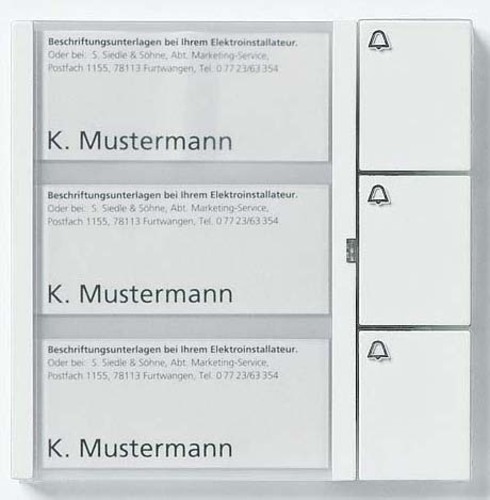 Siedle&Söhne Tasten-Modul ti-met TM 611-03 TM