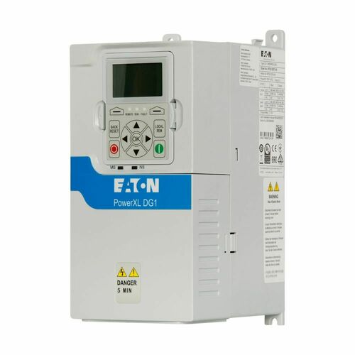 Eaton Frequenzumrichter 3phasig 400V 3.3A 1.1kW AC DG1-343D3EB-C20C