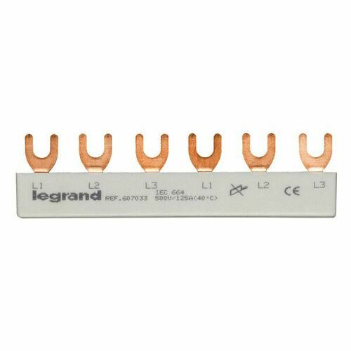 Legrand (BT) Gabelkammschiene 6TE, 10 qmm 607033