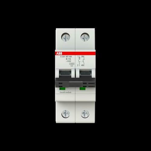 ABB Stotz S&J Sicherungsautomat B-Char. 10kA, 15A, 1P, +NA S201MT-B15NA