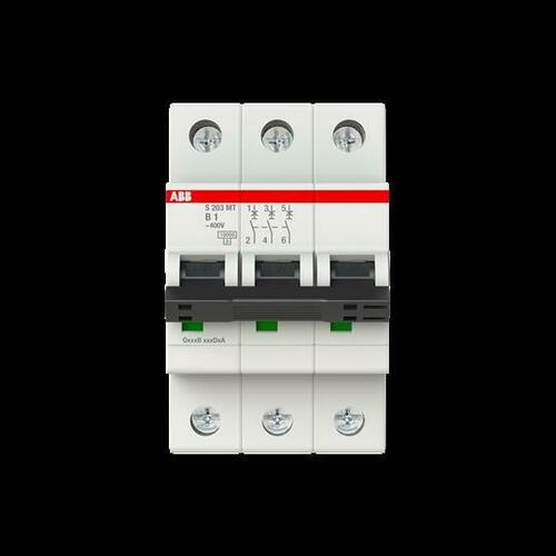 ABB Stotz S&J Sicherungsautomat B-Char. 10kA, 1A, 3P S203MT-B1