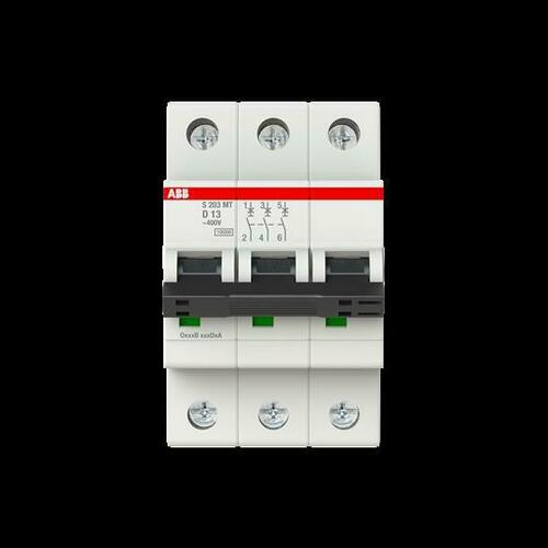 ABB Stotz S&J Sicherungsautomat D-Char. 10kA, 13A, 3P S203MT-D13