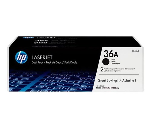 HP Lasertoner Doppelpack 2x2000Seiten,schwarz HP 36A (VE2) sw