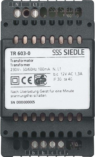 Siedle&Söhne Trafo TR 603-0