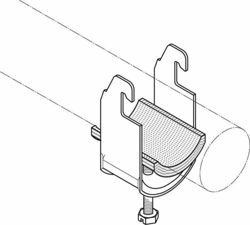 PohlCon (Puk) Kabelschelle 2-fach 24-28mm 28/2 AC-IW