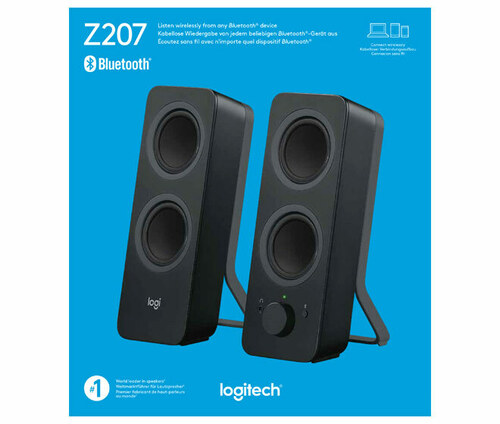 Logitech Lautsprecher Stereo sw, Retail LOGITECH Z207 BT