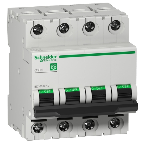 Schneider Electric LS-Schalter Multi 9 OEM C60N 4-pol 4A 10kA M9F10404