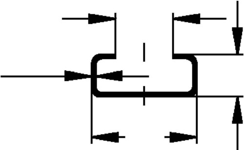 Niedax Reihenschiene 2910/2 FO