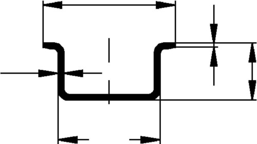 Niedax Tragschiene 2934/4 GL6